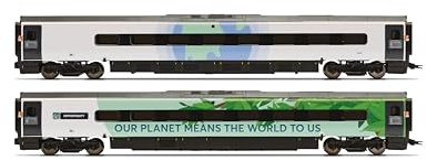 Hornby R40482 Avanti West Coast Class 390 Climate change livery Coach pack 2 68921 + 68821