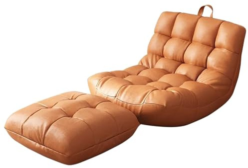 Foldable Floor Sofa Bed with High Back Support, Comfortable Padded Lounge Chair, Versatile Bean Bag Couch for Bedroom, Dorm, Living Room Relaxation