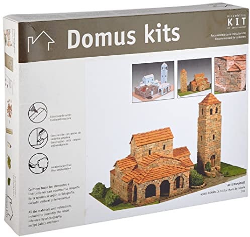 Domus Kits Romanica 16 - Burgen-Deko-Set - Schloss-Deko-Set - Historisch und fantasievoll - 8+ Jahre - Mittelgroß - Nicht zusammenklappbar