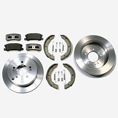 Bremsscheiben/Bremsen + Bremsbeläge + Handbremsbacken + Zubehör hinten