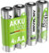 ANSMANN Akku AA Mignon 1300mAh 1,2V NiMH für Schnurlostelefon 4 Stück - Wiederaufladbare Batterie mit geringer Selbstentladung maxE - Akkus ideal für schnurloses Telefon DECT - Rechargeable Battery