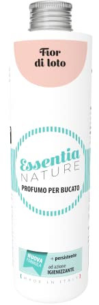 ESSENTIA Profumo per Bucato con Igienizzante, Essenza Profuma Bucato, Profumatore Bucato per Lavatrice con Estratti di Oli Essenziali Naturali (Fior di Loto, 500 ml, confezione da 1)