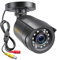 Anlapus 1080P Telecamera Analogica di Sorveglianza per Esterni, 2MP Videocamera Cablata AHD/960H/CVI/TVI, Visione Notturna da 24 m, IP66 Resistente alle Intemperie