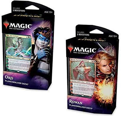 Magic The Gathering MTG Throne of Eldraine - 1 Planeswalker Deck - Selección aleatoria - Espanol - Random Selection - Spanish