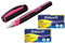 Pelikan Füllhalter Style Neon, M-Feder (Pink + Patronen)