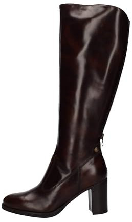 Nero Giardini I117571D Manolete T. di Moro Stivali Eleganti Donna in Pelle Tacco Medio Doppia Lampo (Taglia 36)