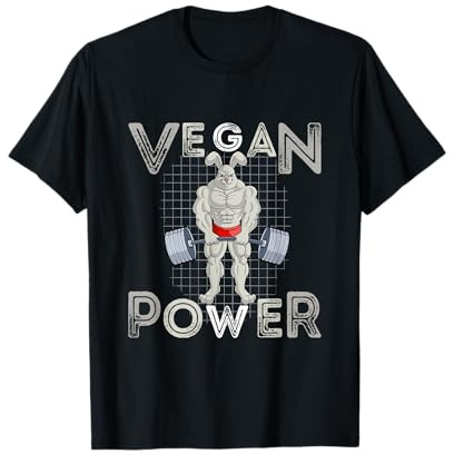 Veganes Power-Fitnessstudio Häschen Veganes Training T-Shirt