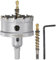 sourcing map Scie cloche en carbure TCT de 60 mm de diamètre pour acier inoxydable, métal, alliage d'aluminium, cuivre, laiton, plastique, avec embout central supplémentaire