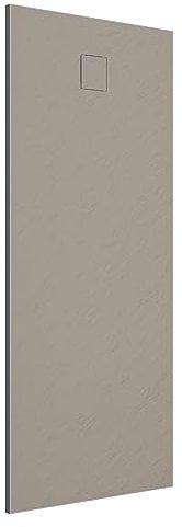 Piatto Doccia 70x90 cm Marrone Effetto Pietra Rettangolare in SMC Riducibile Samos