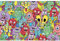 MISITU 100 Teile Puzzle für Erwachsene/100 Teile Kinderpuzzle für Kinder ab 6 Jahren Niedlich Monster Puzzles