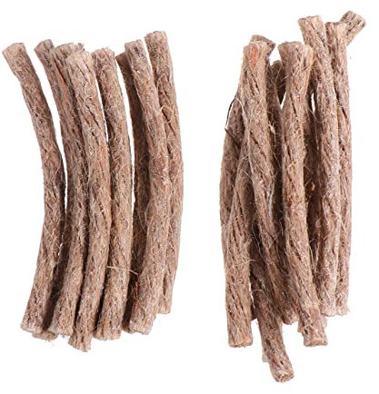 Happyyami 80stücke Teiliges Feuerstarter Schnur Für Camping Und Outdoor Langlebiges Material Leicht Und Einfach Zu Verwenden Für Grillen Und Notfälle Geschenkidee Für