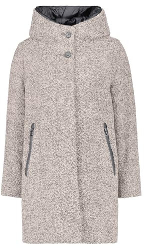 Gil Bret Damen Wolljacke mit Kapuze Savannah Melange,42