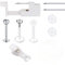 NIUSIMAN Painless lippenpiercing piercing nadel set for für Nabel Zunge Ohr Nase Bauchnabel Safe Labret Piercing Pistole Kits Body Piercing Tool Kit Edelstahl für Frauen Männer (Lippenpiercing)