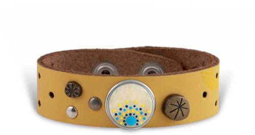 NOOSA-Amsterdam ORIGINAL Armband SUNSHINE yellow - ohne Chunk Größe S