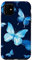 iPhone 11 Blue Butterflies Case