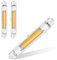 R7S LED 118mm Dimmbar Lampen, 30W R7S LED 118mm Glühbirne Ersatz für 300W Halogenlamp, Naturweiß 4000K 3000LM Kein Flackern, 360°Abstrahlwinkel LED Stab, LED Leuchtmittel, 2er Pack