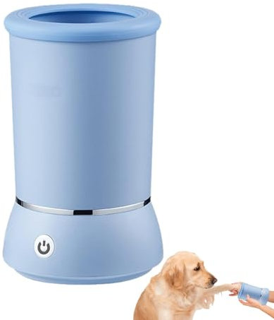 Lavadora Automática De Patas De Perro Limpiador Automático De Patas De Perro Limpiador De Patas Para Perros Electrico Elimina El Polvo La Suciedad Y El Pelo Cómoda Lavadora Recargable USB