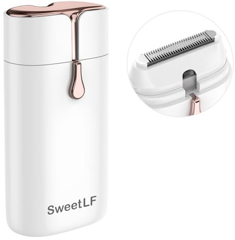 SweetLF Rasierer Damen Elektrisch Damenrasierer Epilierer für Frauen Gesicht Beinen Achseln Bikinizone, Nass-und Trockenrasierer Elektrorasierer Wasserfest V1150