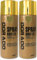 MORE FREE-Pintura Spray Dorado Brillo Multicolor Profesional 400ml Adecuado Metal Madera y Plástico Pack de 2 unidad