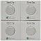 MFi Certified Bluetooth Tracker – Airtag Compatible with Apple Find My – Smart GPS Item Locator for Keys, Wallet, Bag, Pets, and Luggage – Long Battery Life – Secure & Precise Tracking (WHITE, 4-PACK)