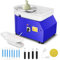 Tornio per Ceramica elettrica 350W 25CM,Tornio per Argilla a velocità Regolabile con Ceramica Elettrico Pedali Professionale con Ceramica Strumenti di Intaglio per Adulti, Bambini(Blu)