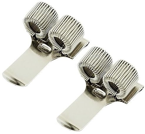 KICHOUSE 2Stücke Metall Stifthalter Clip aus Kohlenstoffstahl mit Taschenclip Praktischer Stiftorganizer für Büro und Schule für Lehrer Ärzte