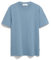 Herren Midweight T-Shirt aus recyceltem Baumwoll Mix MAARKOS Relaxed Fit Pigment Blue