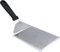 NERTHUS FIH 1480 Espátula de acero inoxidable para plancha, resistente y ergonómica, hoja de 15.5 x 12.5 cm, ideal para cocinar carne, verduras y más