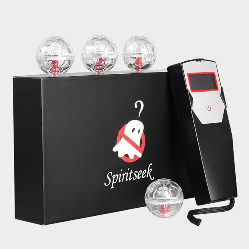 HeavenBird Ghost Hunting Equipment, Digital LCD Spirit Detector with 4 Ghost Hunting Balls, Paranormal Investigation Device