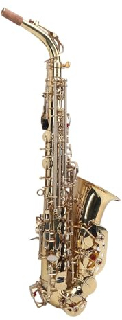 Jeffergarden Eb-Altsaxophon-Set, Messingmaterial mit Elegantem Design, Klarer Klangqualität und Breiter Anwendung für Alle Altersgruppen und Fähigkeitsstufen