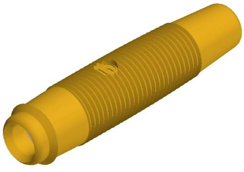 SKS Hirschmann 931804103 KUN 30 Laborbuchse Buchse, gerade Stift-Ø: 4mm Gelb, 3 Stück