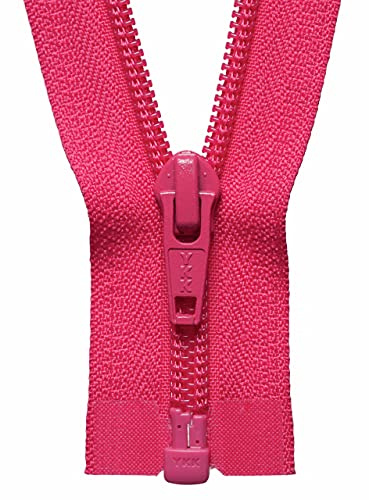 YKK Coil Zip, No. 516 Shocking Pink, 30 cm Length