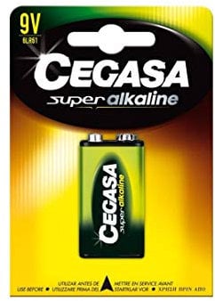CEGASA Superalkaline - Pack Pile 6LR61 - Vert