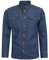 Mens Western Style Press Studs Poppers Pockets Denim Shirt Stonewash Black M-3XL (4Xlarge, Stonewash)