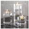 Cosy YcY K9 Cristallo portacandela candelabro portacandele Candele Supporti Migliore Decorazione per Matrimonio Compleanno Festa di Natale Bar 6+8+12CM