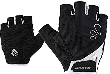 Ziener Damen CAPELA Fahrrad-, Mountainbike-, Radsport-Handschuhe | Kurzfinger - atmungsaktiv/dämpfend/rutschfest, Black, 6.5