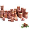Yizhet Cedar Wood Hearts Moth Repellent, 100 PCs Anti Moth Cedar Wood Blocks, Natural Cedar-wood for Moth Protection for Clothes, Wardrobes, Drawers, Storage Boxes etc.