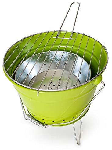 ModeRNHOME Mini barbecue à seaux Vert
