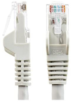 StarTech.com 3m CAT6 Ethernet Cable - LSZH (Low Smoke Zero Halogen) - 10 Gigabit 650MHz 100W PoE RJ45 UTP Network Patch Cord Snagless with Strain Relief - Grey, CAT 6, ETL Verified (N6LPATCH3MGR)