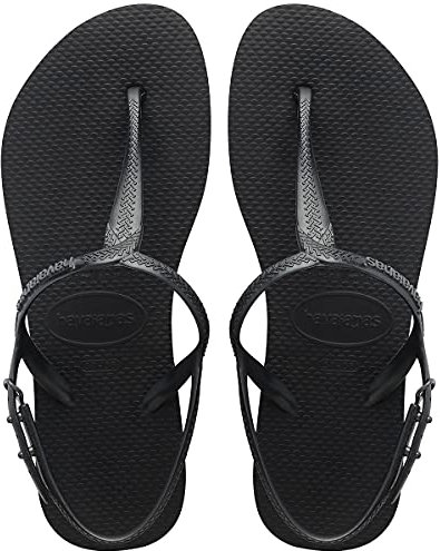Havaianas Twist, Flache Sandale, Black,