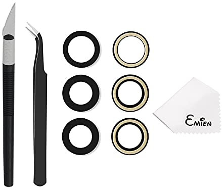 EMiEN Back Rear Camera Glass Lens Replacement for iPhone 13 Pro and iPhone 13 Pro Max with Reparing Tool