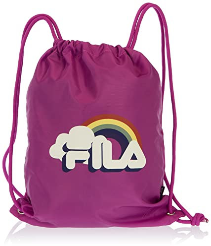 FILA Unisex Kinder Bohicon Rainbow Small Sport Drawstring Backpack-Purple Orchid-OneSize Rucksack