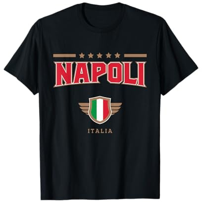 Napoli Italy T Shirt - Napoli, Maglia Souvenir Italiana Maglietta
