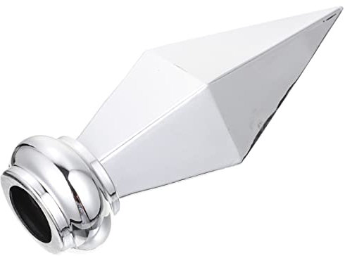 DOITOOL Aluminium Flagge Pole End Cap Topper Finial Silber Metal Fahnenmast Finial Ersatzflagge Kopftoper für Indoor- Outdoor- Parade Fahnenmast