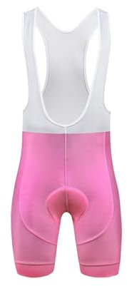 DUNSBY Salopette da uomo da ciclismo pantaloncini estivi da bicicletta pantaloni da bici da corsa su strada collant ciclismo ciclismo pantaloncini ciclismo mountain bike, rosa, L