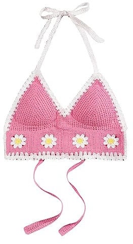 Tank Top Damen Crop Top Sexy ärmellos Tanktop Basic Shirt Tops Cropped Oberteil Blusentop Y2K Streetwear Trägertop Sommertop für Mädchen Frauen