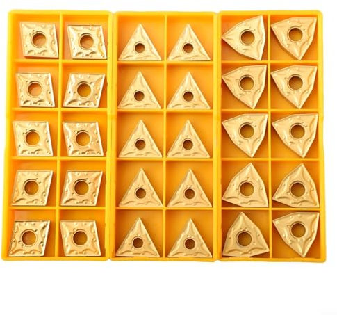 Inserti in carburo, 30 pezzi CNMG431 WNMG431 TNMG331 TNMG331 inserti in carburo per tornio CNC kit di inserti per semifinitura e finitura