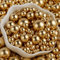 Gold Perle Zuckerstreusel Essbare Süßigkeiten Perlen 120g, Mischgröße, Backkuchen Dekorationen, Eis Toppings und Cookie Dekoration, Hochzeit Geburtstagsparty Halloween Chirstmas Zubehör