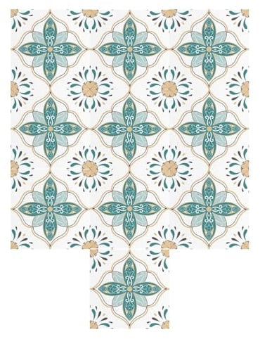 Vintage Tile Stickers - Multifunctional Household Tile Decals | Colorful Artistic Balcony Decorations, Exquisite Tile Stickers for Patio, Kitchen