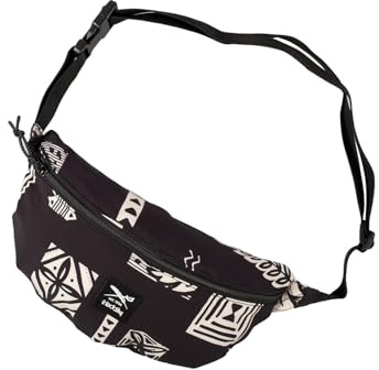 IRIEDAILY Streetz Hip Bag, recyceltes Material, Black White